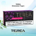 TEREA Dimensions Yugen Indonesia pack featuring floral aromas, dark fruit notes, and cooling menthol for IQOS ILUMA
