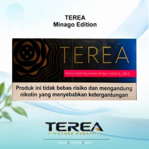 TEREA Minago Edition Indonesia pack featuring tropical mango fusion with sweet aromatic tobacco for IQOS ILUMA