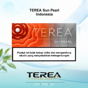 TEREA Sun Pearl Indonesia pack with watermelon aroma note and click capsule icon for IQOS ILUMA