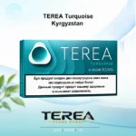 TEREA Turquoise Kyrgyzstan pack delivering fresh minty notes and crisp menthol cooling for IQOS ILUMA