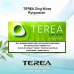 TEREA Zing Wave Kyrgyzstan pack offering refreshing cooling menthol infused with crisp herbal and citrus zest for IQOS ILUMA