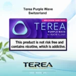TEREA Purple Wave Switzerland pack with aromatic wild berry essence and refreshing cooling menthol for IQOS ILUMA